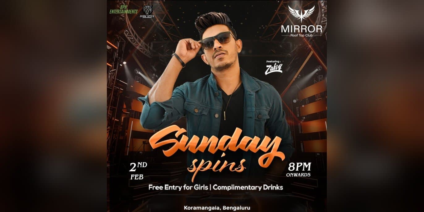 Sunday Bollywood Bash| Mirror Rooftop