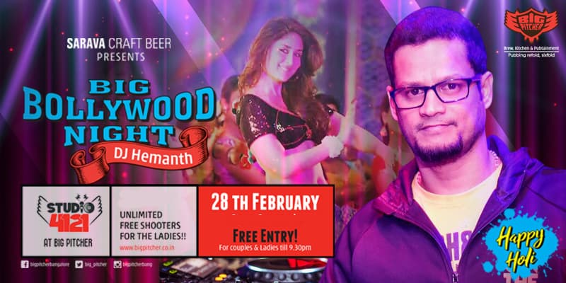Big Bollywood Night ft. DJ Hemanth