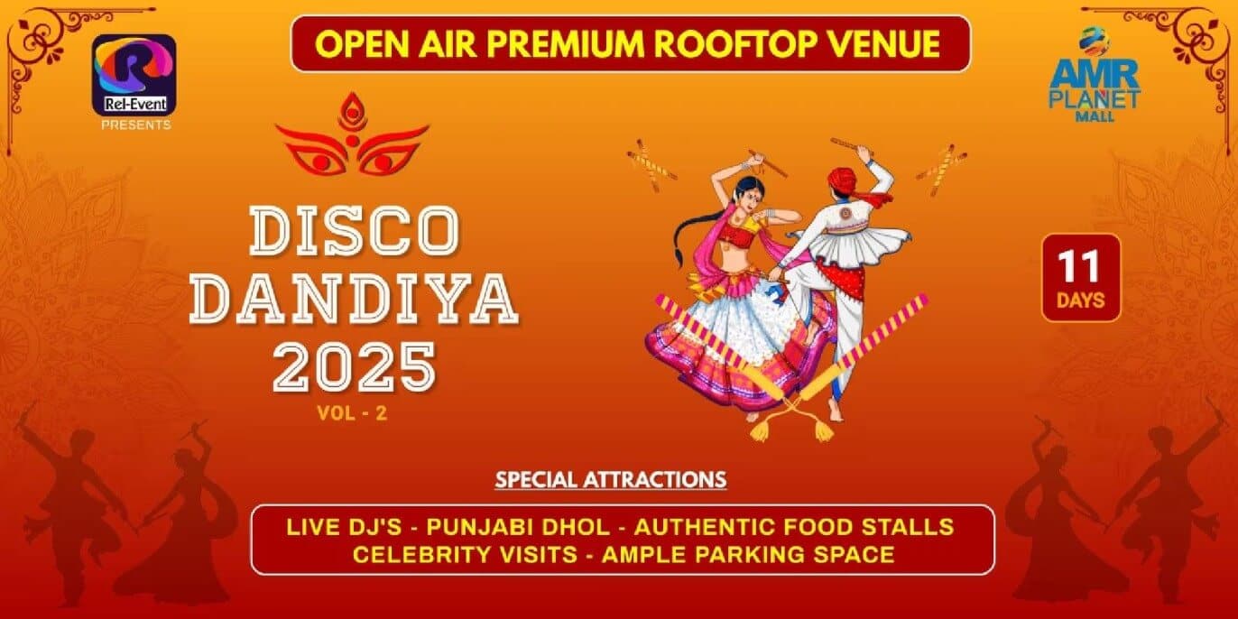 Disco Dandiya 2025 At AMR Planet Mall