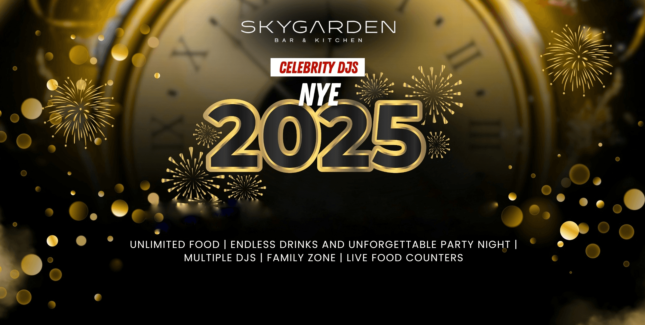 New Year Eve 2025 | Skygarden Koramangala