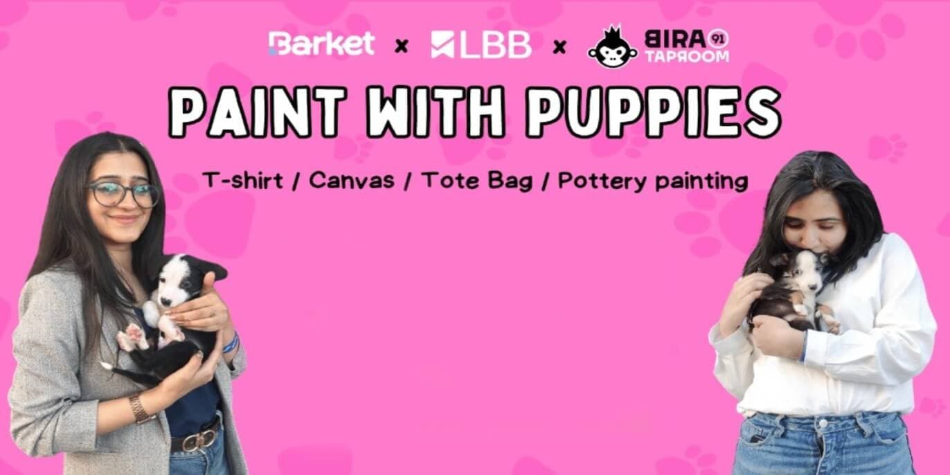 Paint With Puppies At Bira 91Taproom