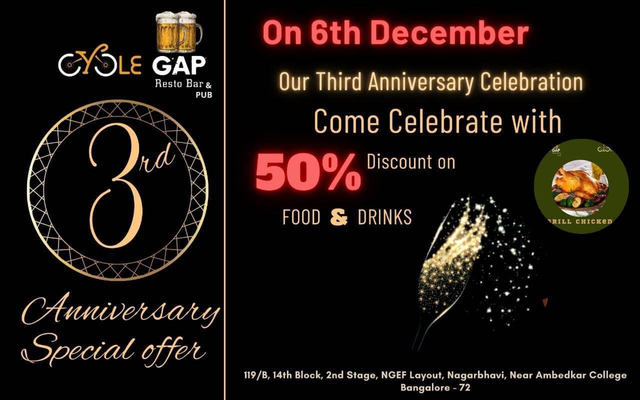 3rd Anniversary Special Offer