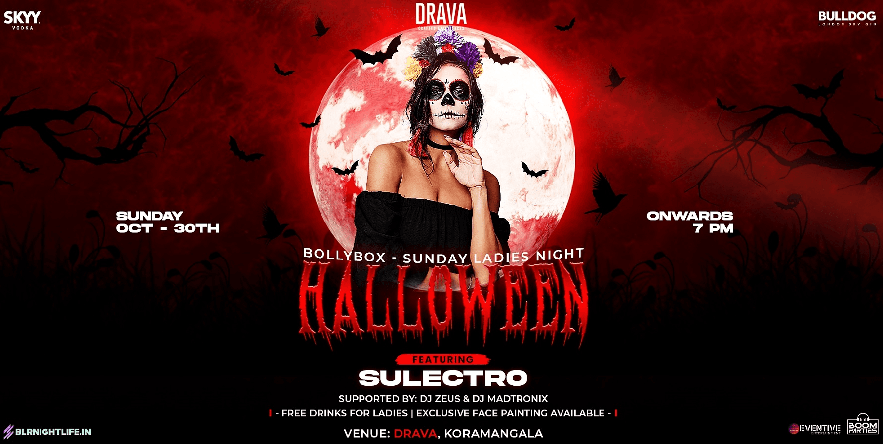 Bollybox Sunday Ladies Night - Halloween Edition
