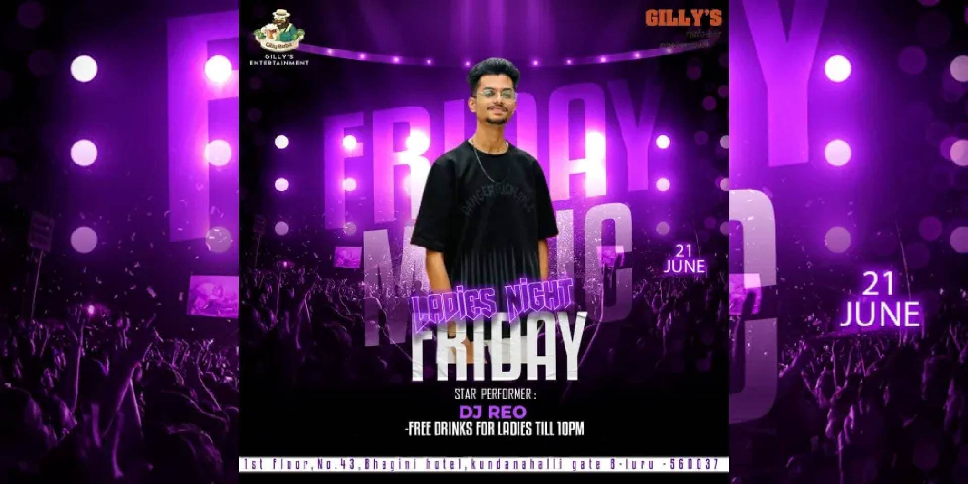 Friday Ladies Night at Gilly's Kundanahalli