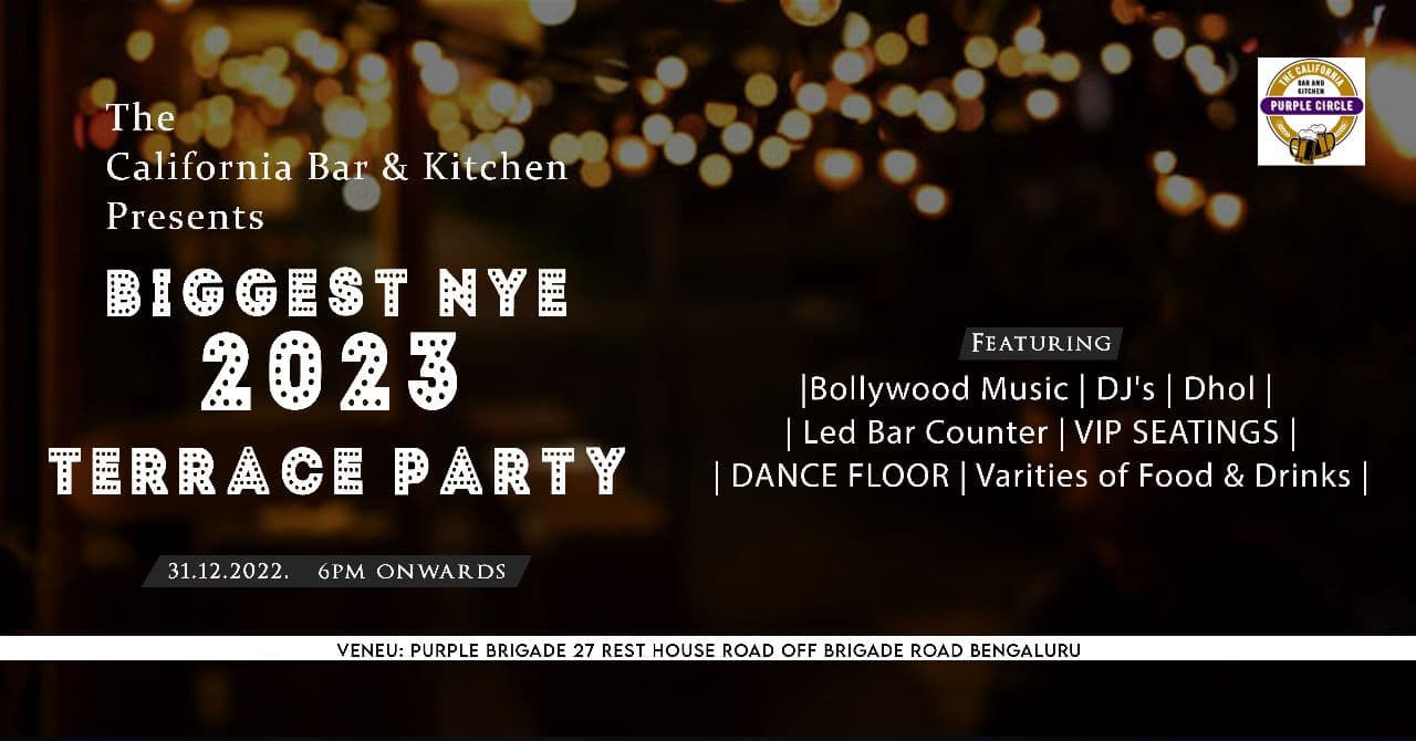  NYE 2023 - The Terrace Party