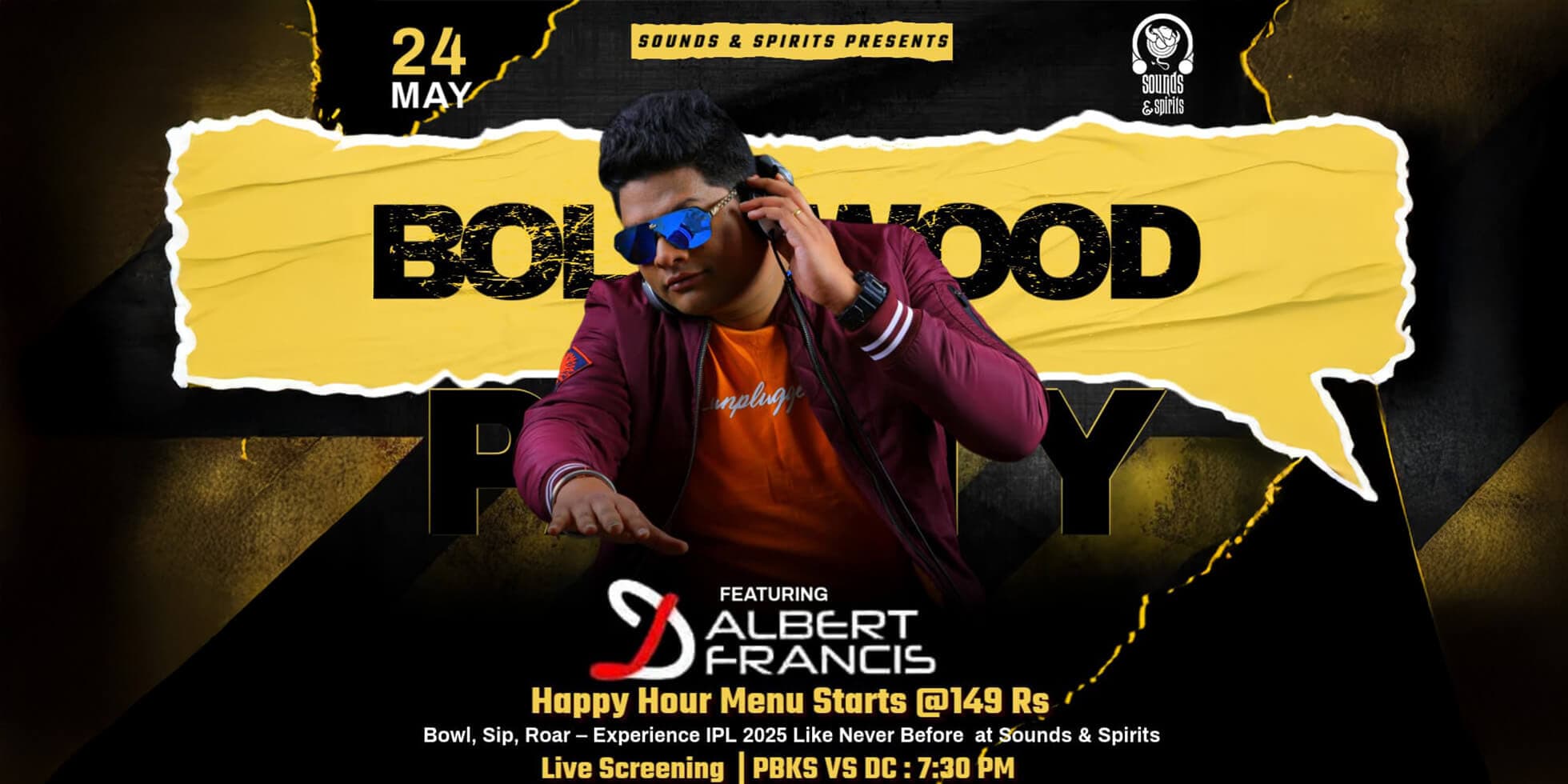 Bollywood Saturday Party Night | Sounds & Spirits