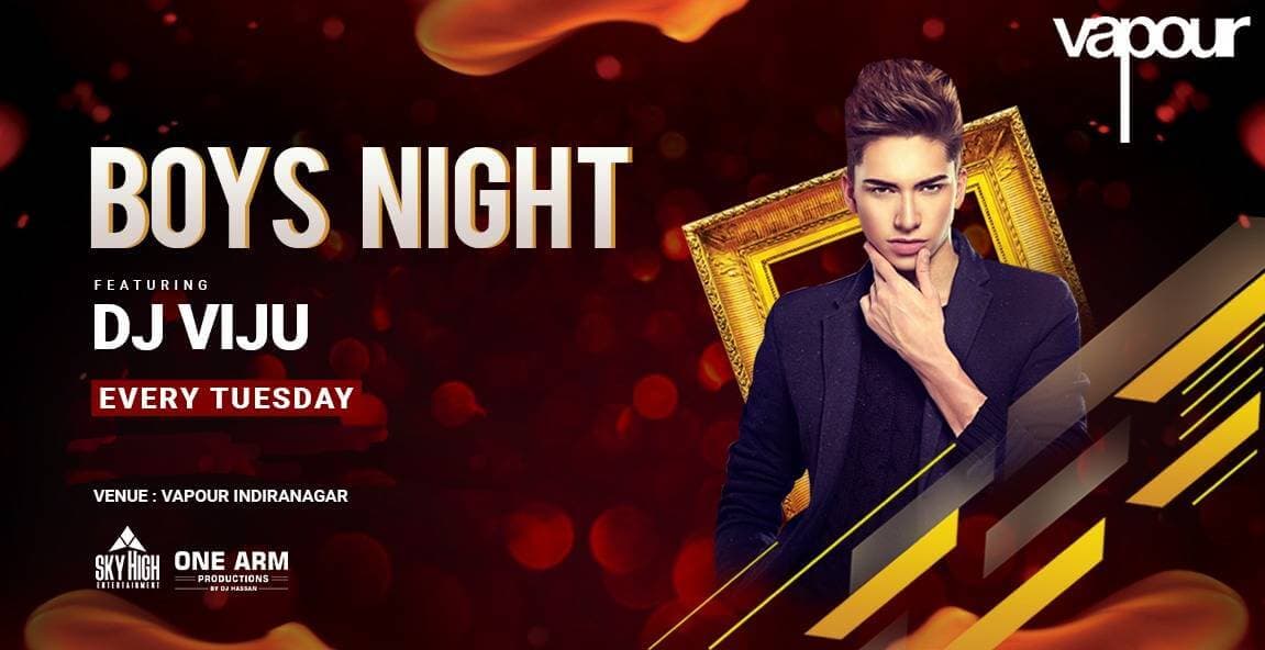 Boys Night At Vapour