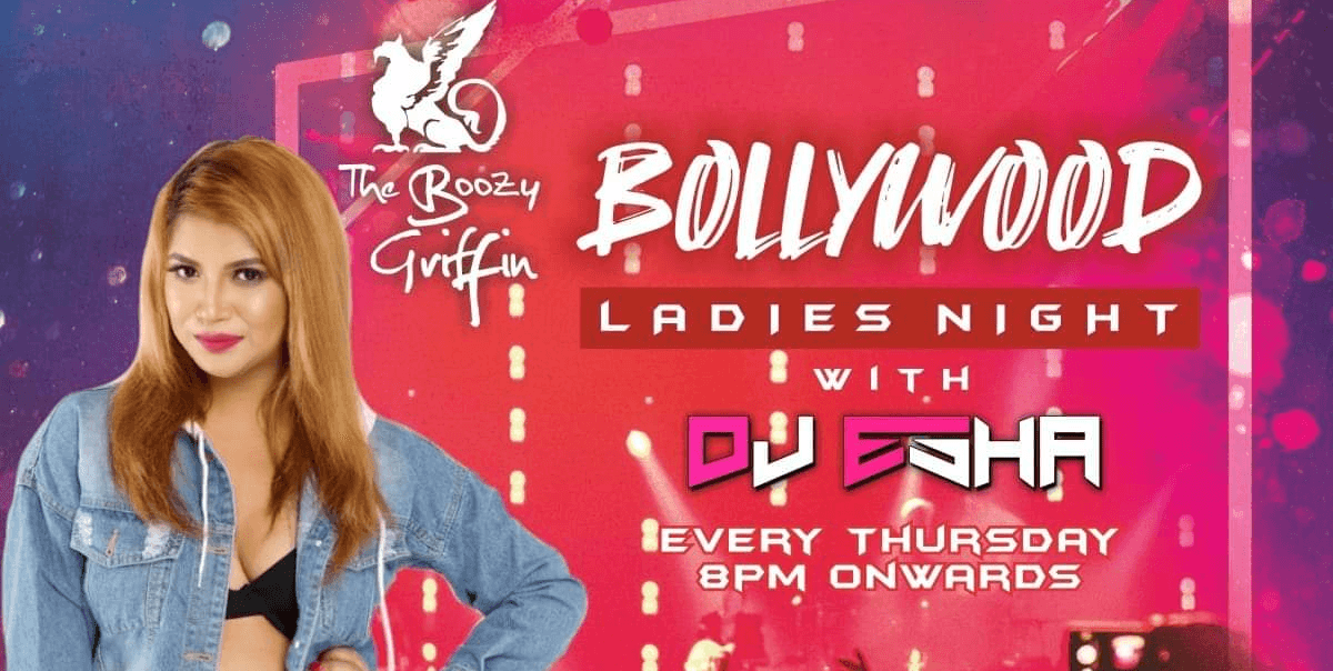 Thursday Bollywood Ladies Night ft Dj Esha At Boozy Griffin