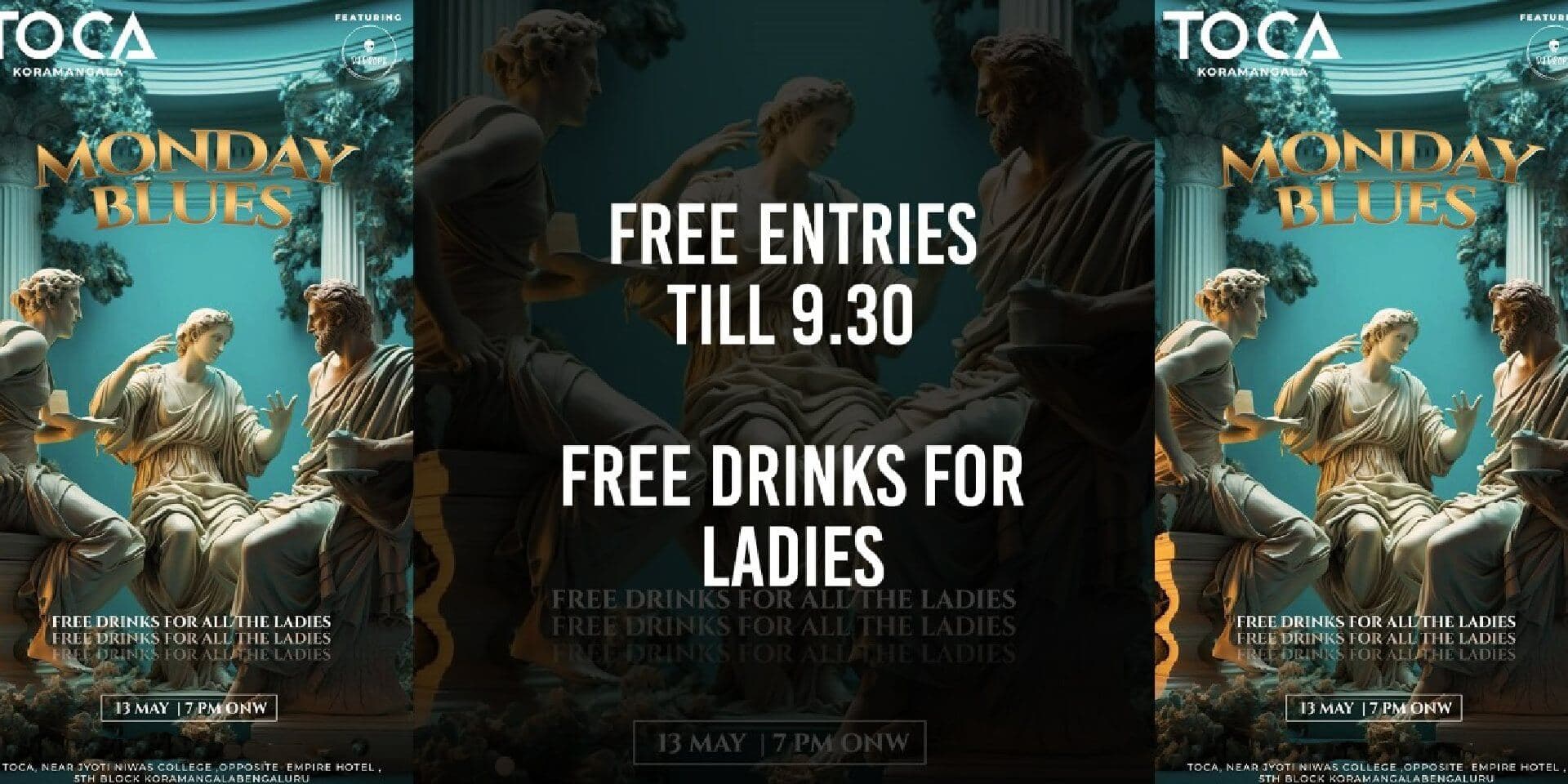 Monday Blue Bollywood Night | Toca Koramangala