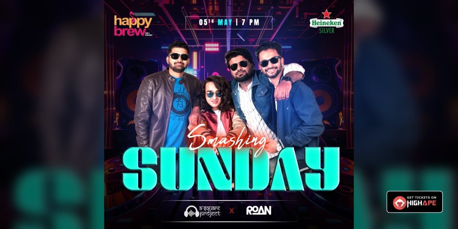 Smashing Sunday Ft A Square Project X DJ Roan