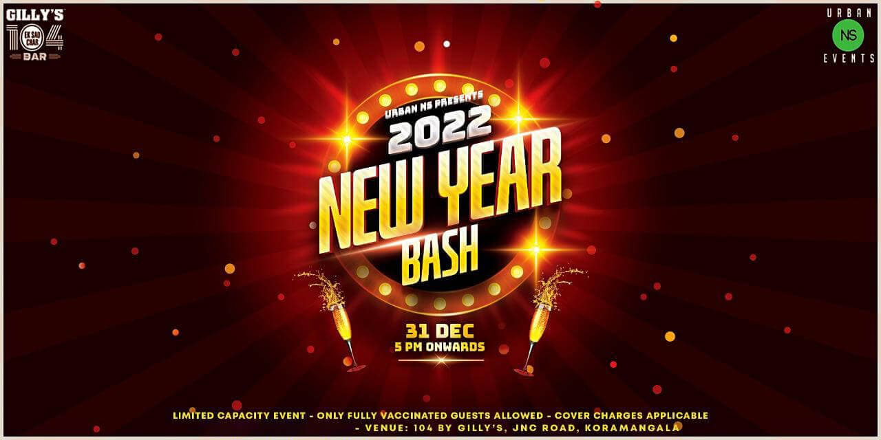 NYE Theme Party 2022 At Gilly's