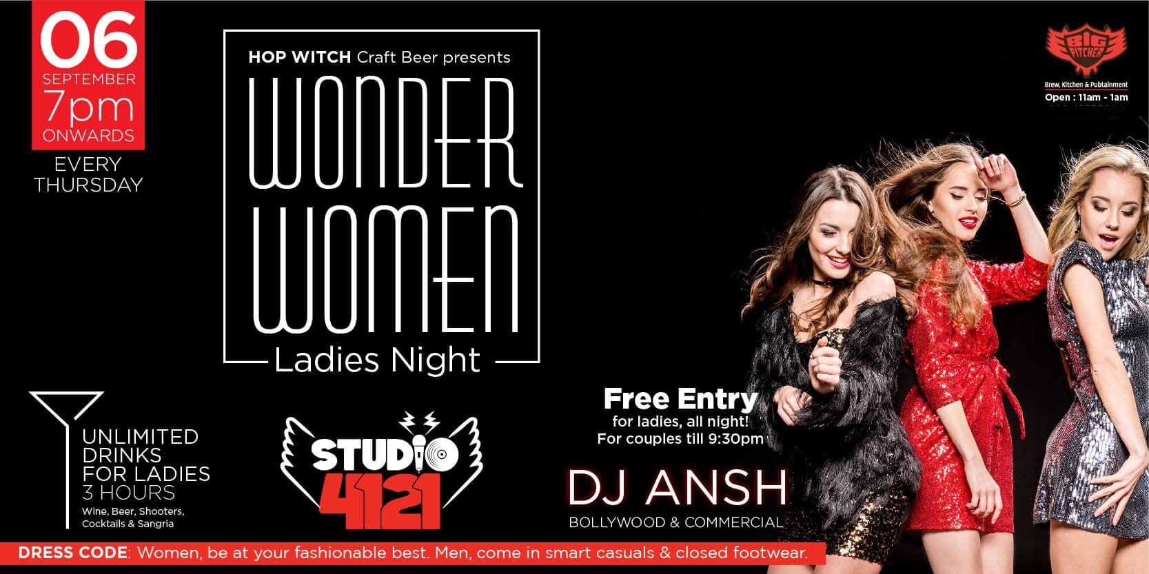 Wonder Women Ladies Night