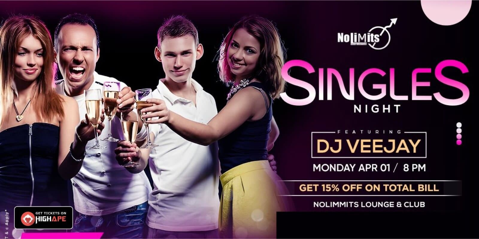 Singles Night | Nolimmits Lounge 