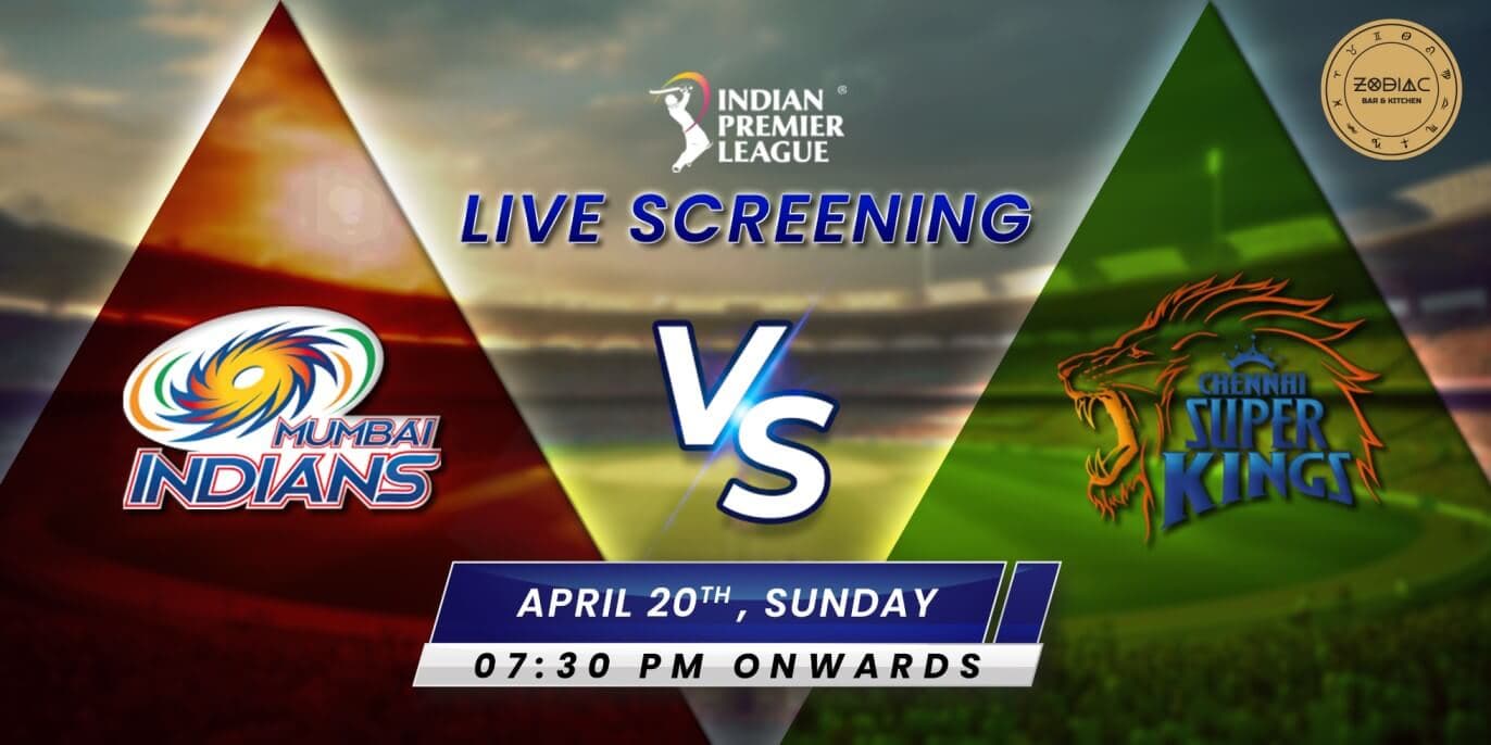 MI Vs CSK | IPL Live Screening 