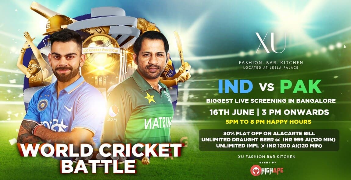 World Cup: IND Vs Pak - Biggest Live Screening In Bangalore