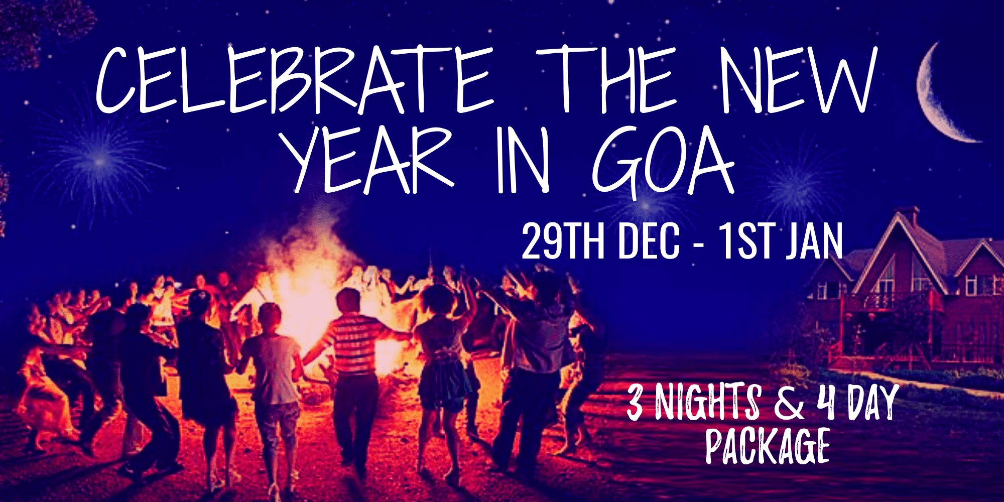 Goa New Year Holiday Package 3 Nights and 4 Days