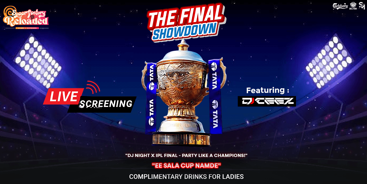 Tuesday RCB Final Bash