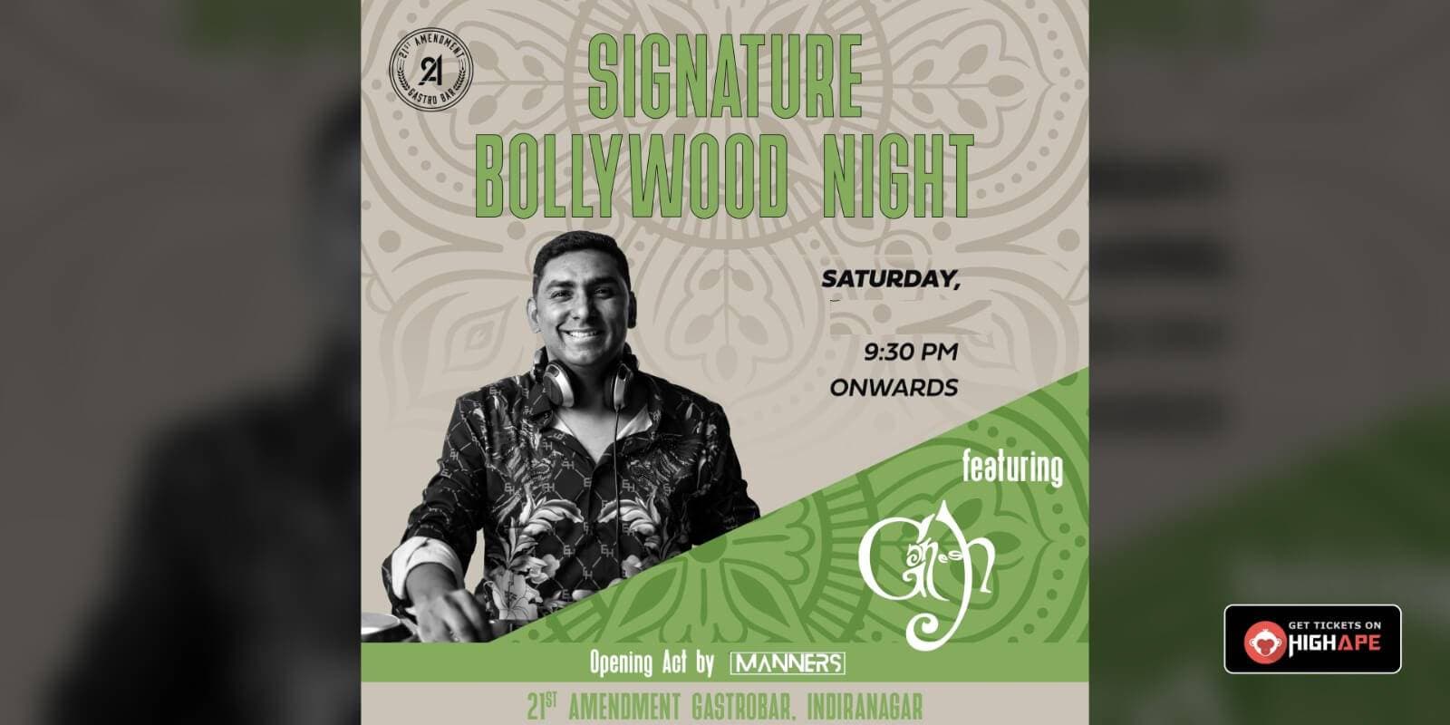 Signature Bollywood Night 