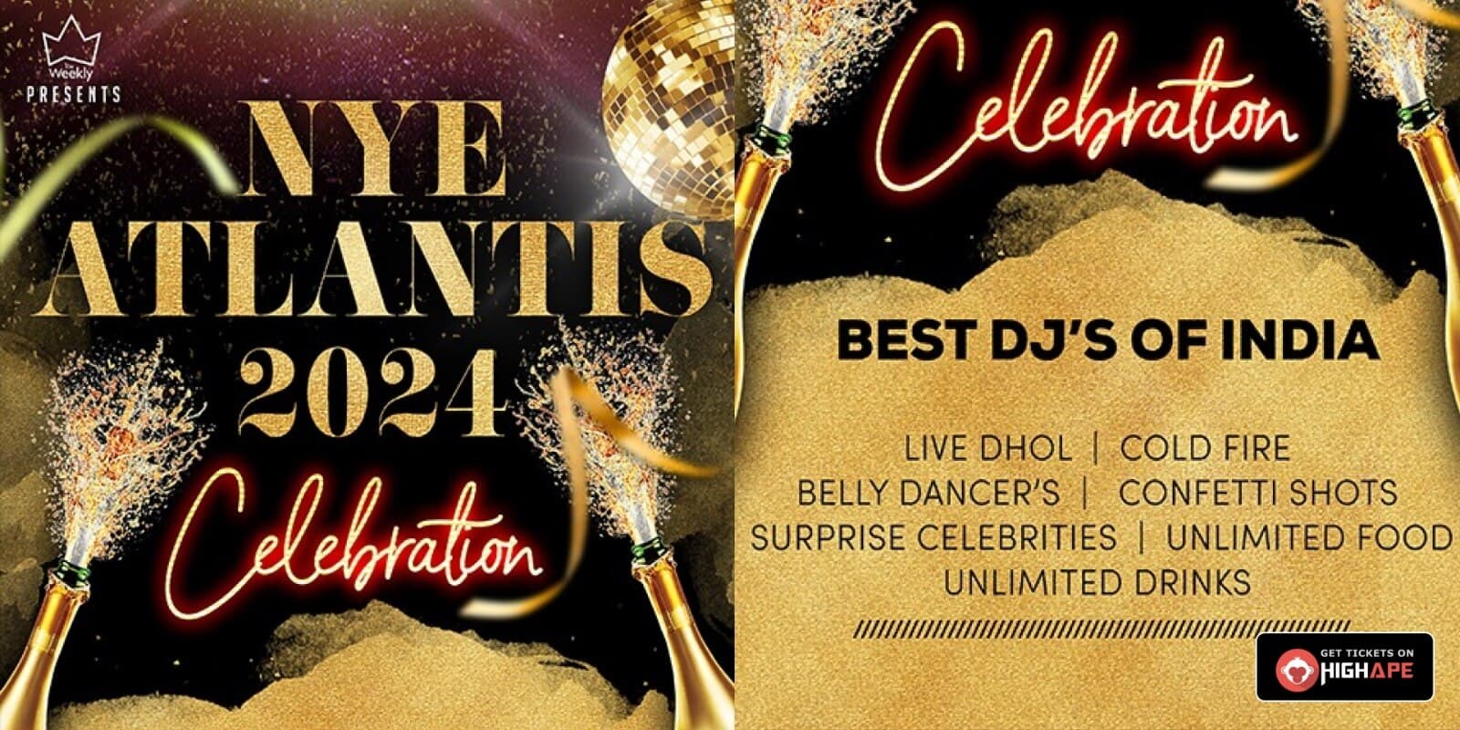 Atlantis 2024 | Koramangala's Biggest New Year Eve