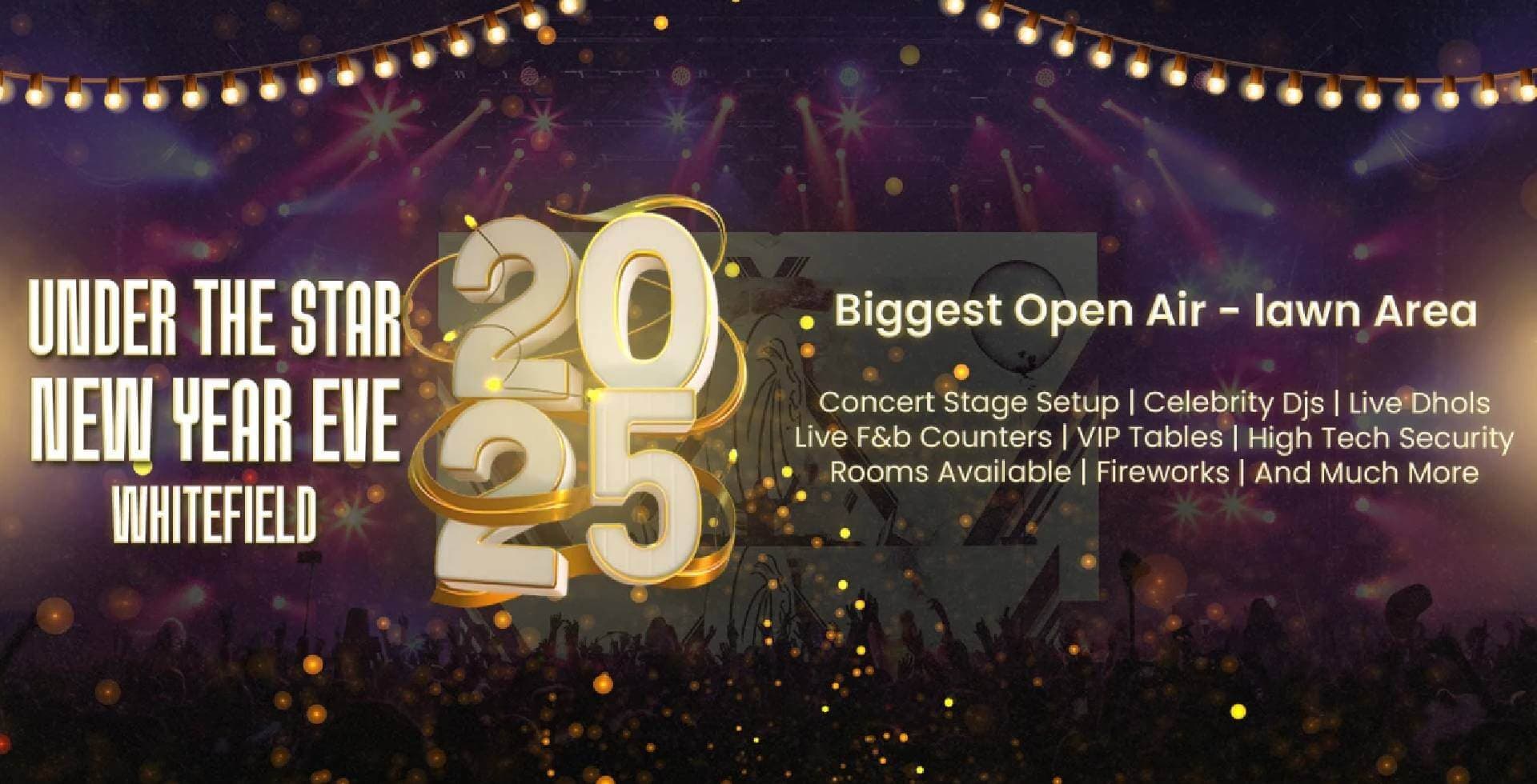 Under The Stars - Biggest Open Lawn Area | NYE 2025