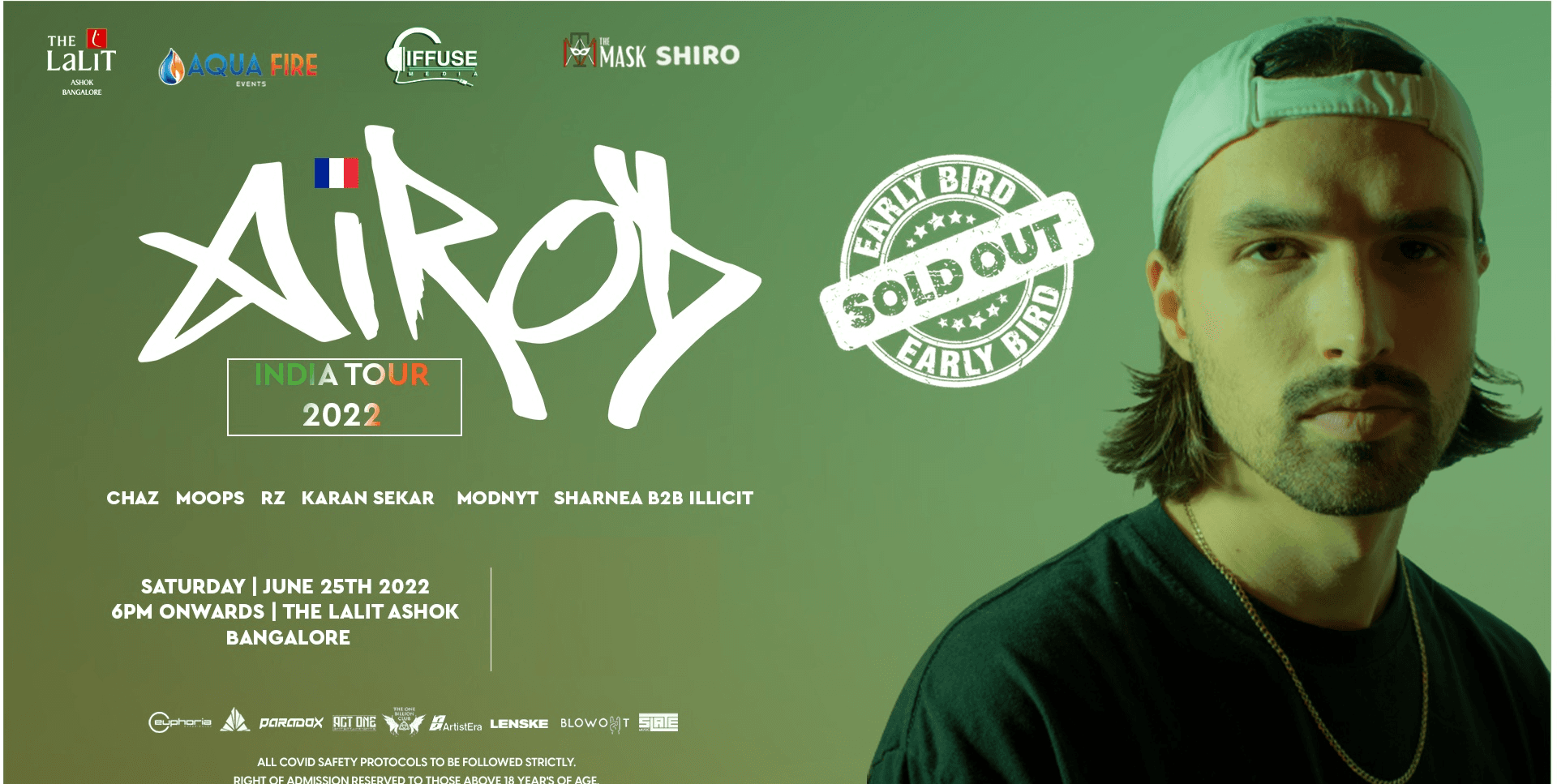 Airod Debut India Tour 2022 | Bangalore