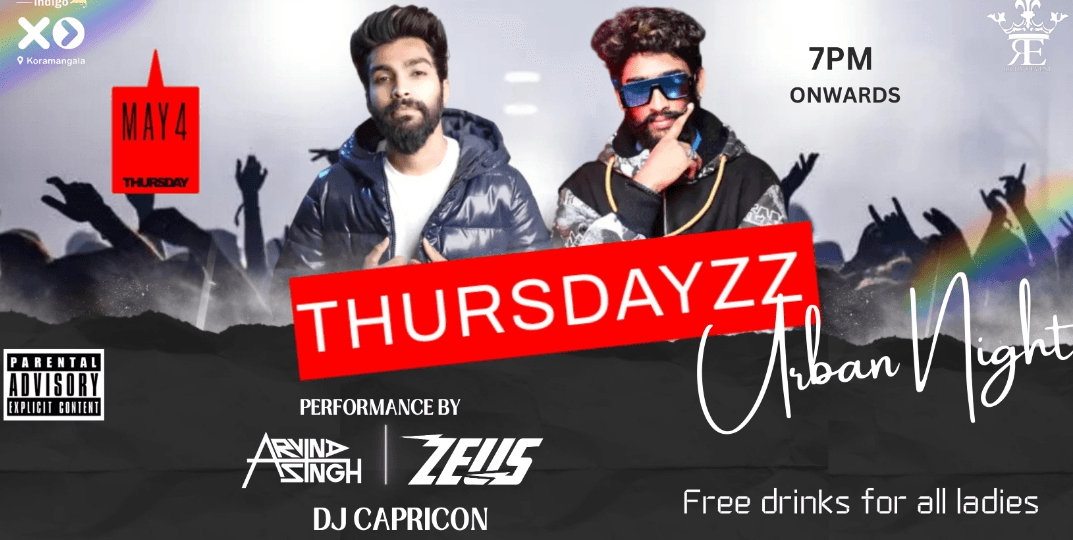 Thursdayzz Urban Ladies Night