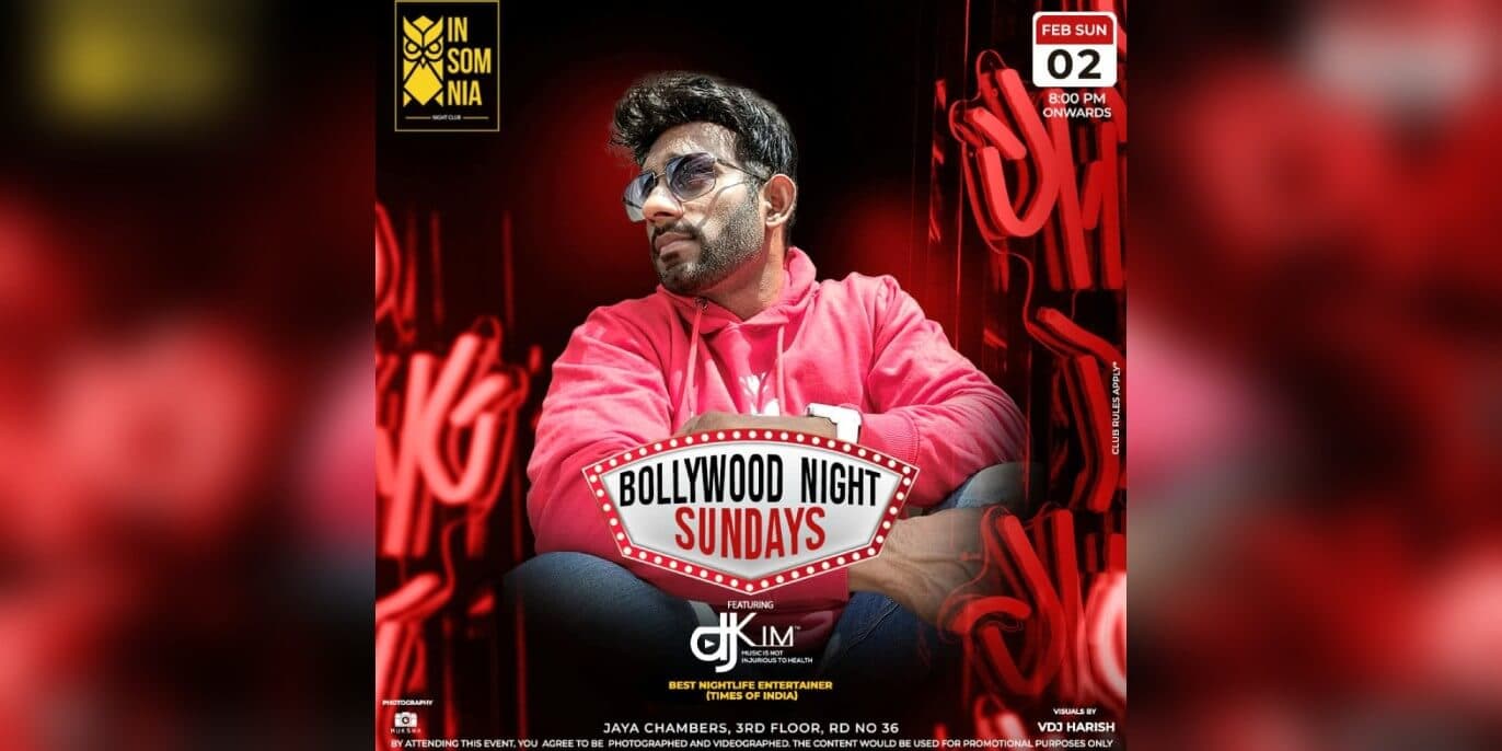 Sunday Bollywood Night Ft DJ Kim