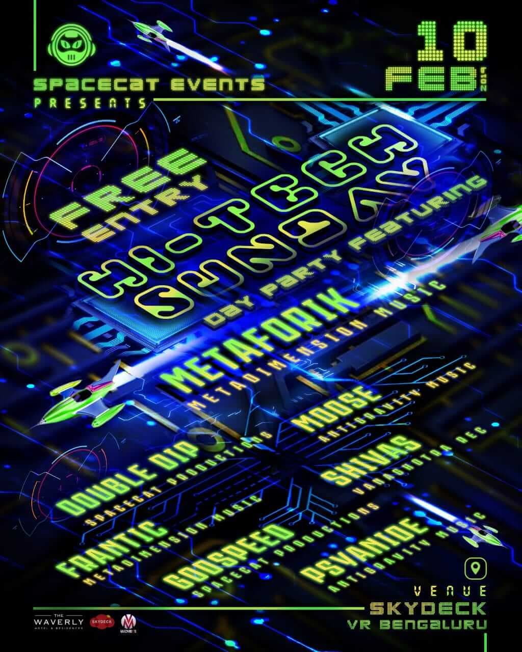 Hitech Sunday feat. Metaforik | Feb 10 | Skydeck VR Bengaluru