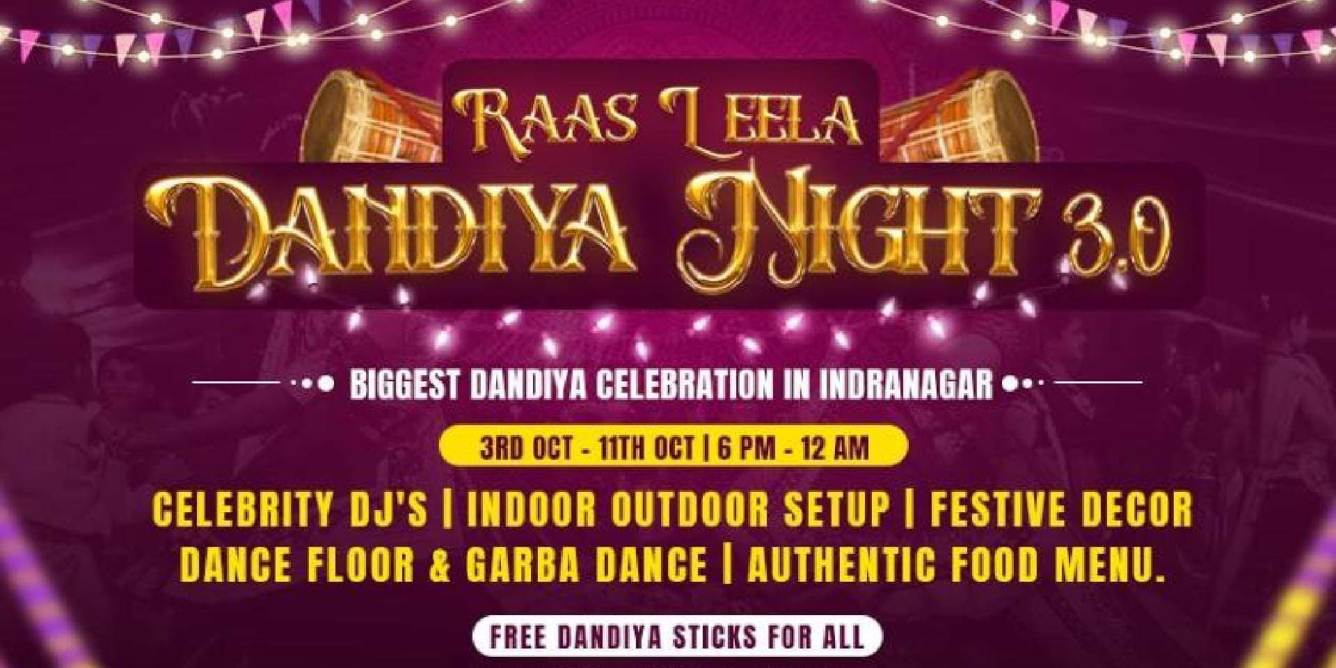 Raas Leela Dandiya Night 3.0 | Dhwani Bar