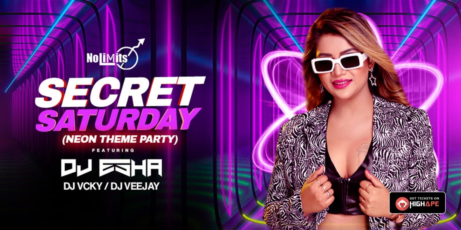 Secret Saturday - Neon Theme Party