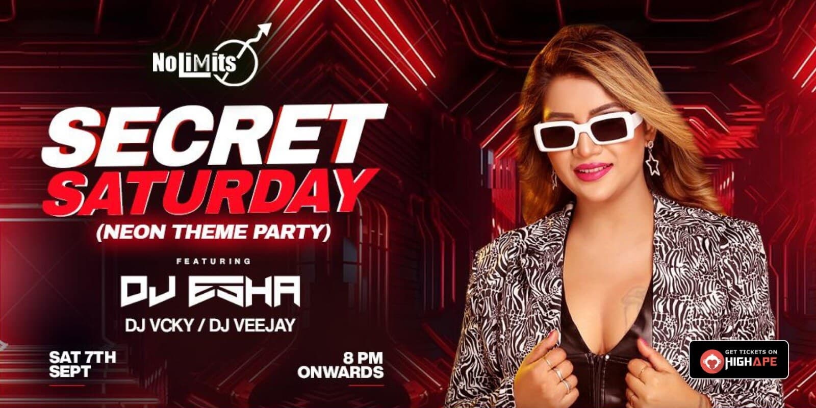 Secret Saturday - Neon Theme Party
