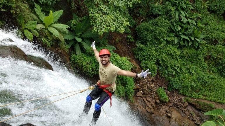 Waterfall Rappelling Event - Dhodhani Waterfall Panvel
