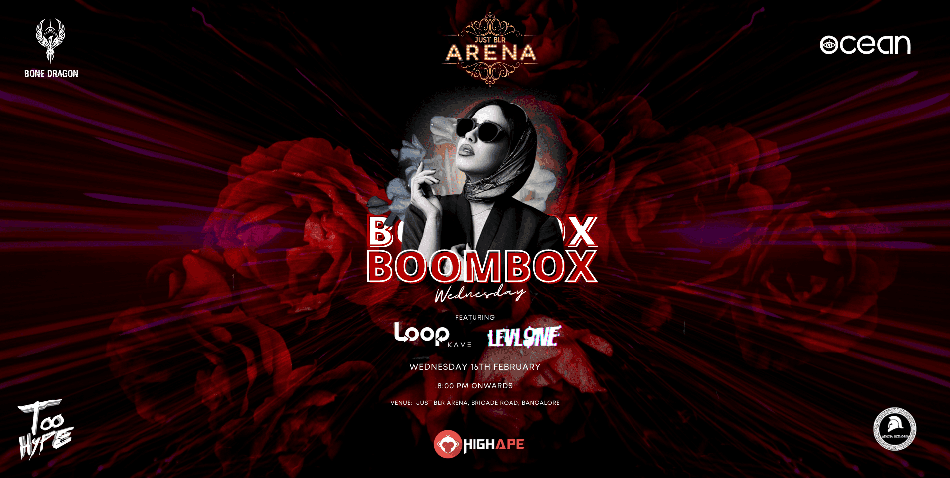 Boombox Wednesday At Just BLR Arena