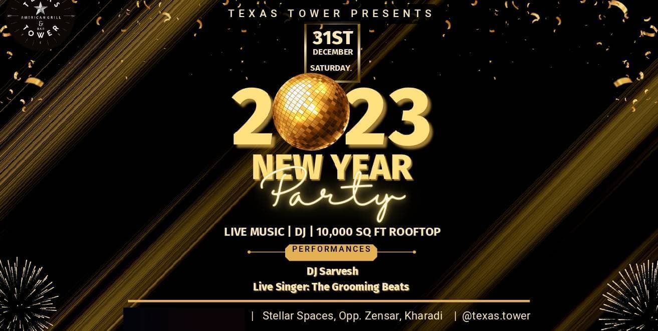 New Year Eve 2023 celebration at Texas Tower | NYE 2023