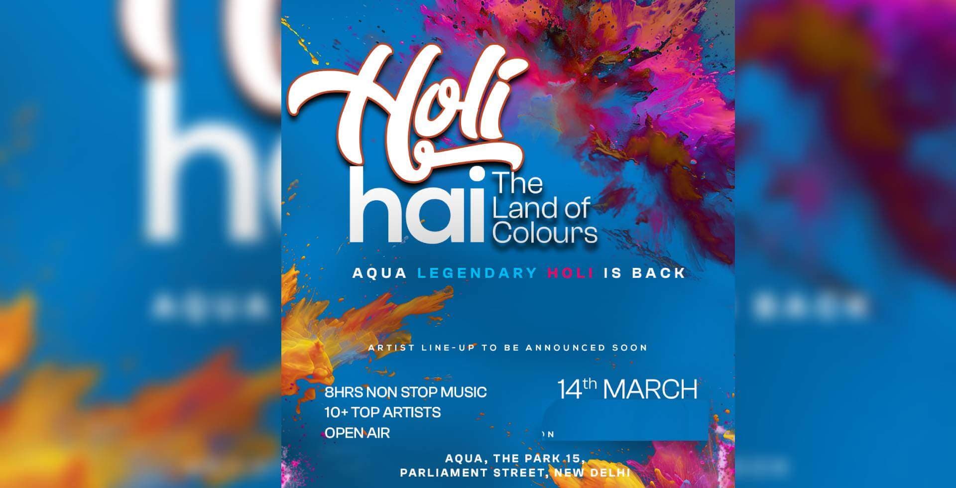Holi Hai - The Land Of Colours | Aqua The Park