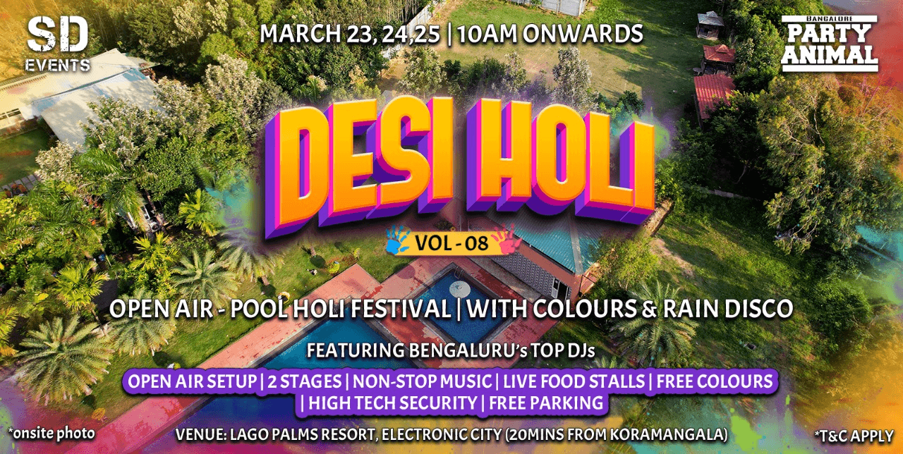 Desi Holi Vol 08  | Open Air - Pool Holi Festival