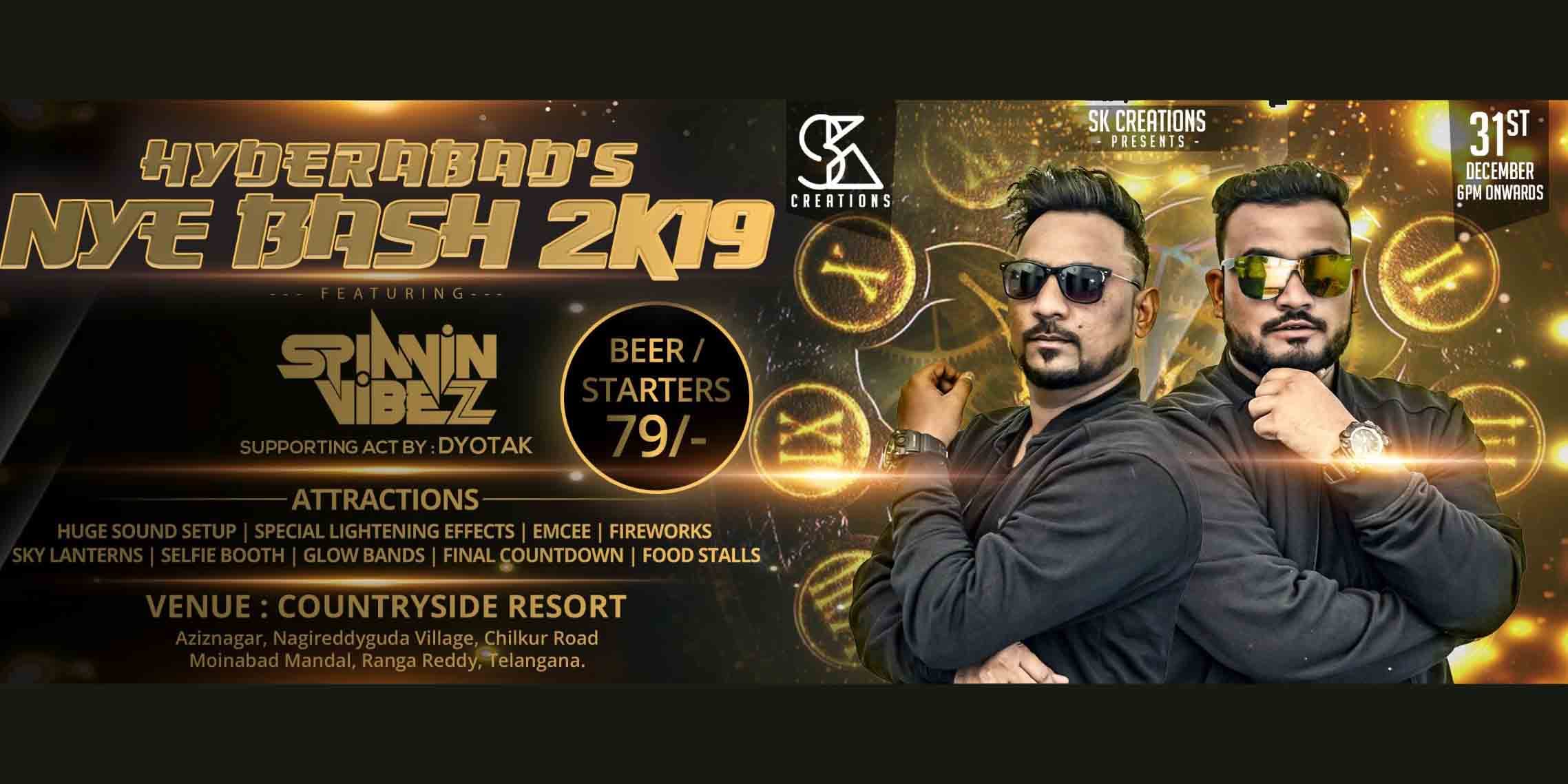 Hyderabad's NYE Bash 2k19