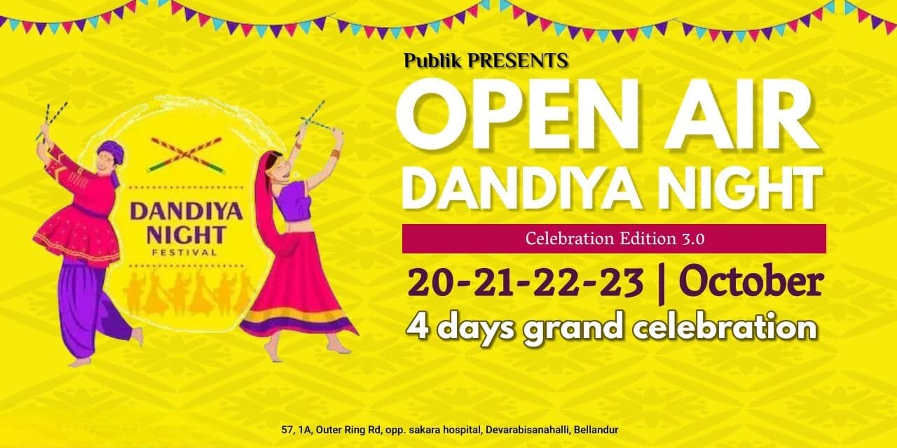 Open Air Dandiya Night Celebration Edition 3.0