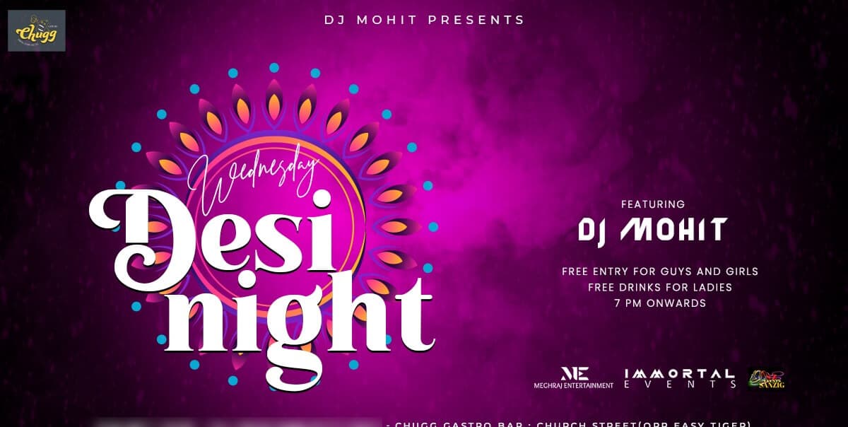 Wednesday Desi Night Ft Dj Mohit