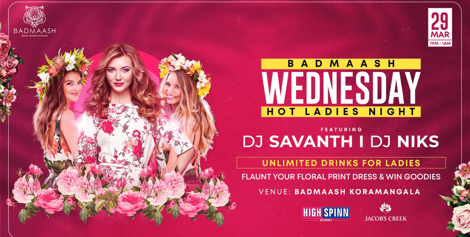 Wednesday - The Hot Ladies Night 