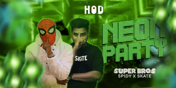 Neon Part With DJ Spidy And DJ Skate At Hod 