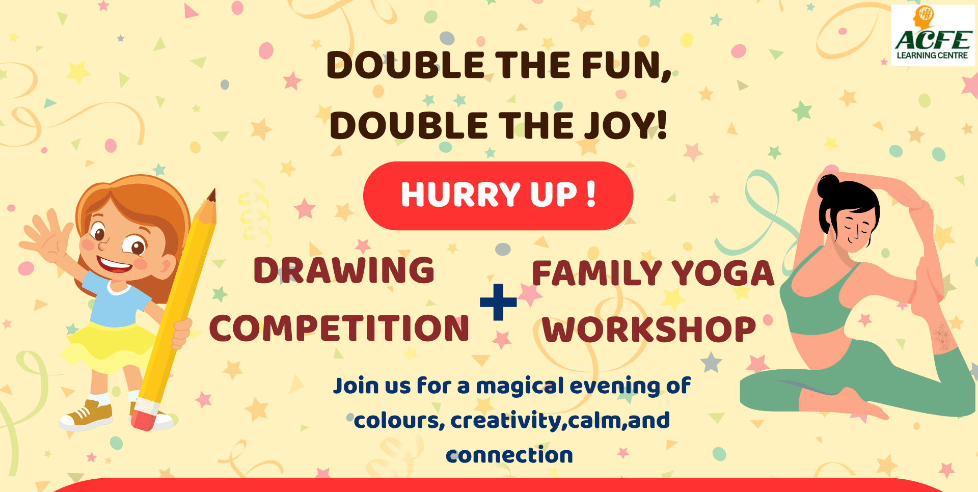 Drawing Competition And Yoga For Parents And Kids