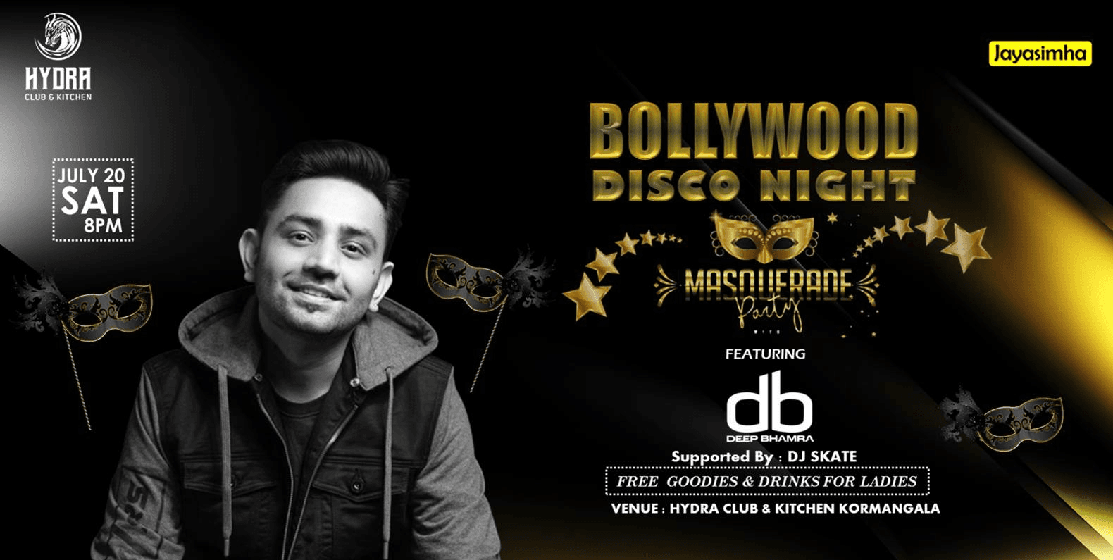 Bollywood Disco Night - Masquerade Party