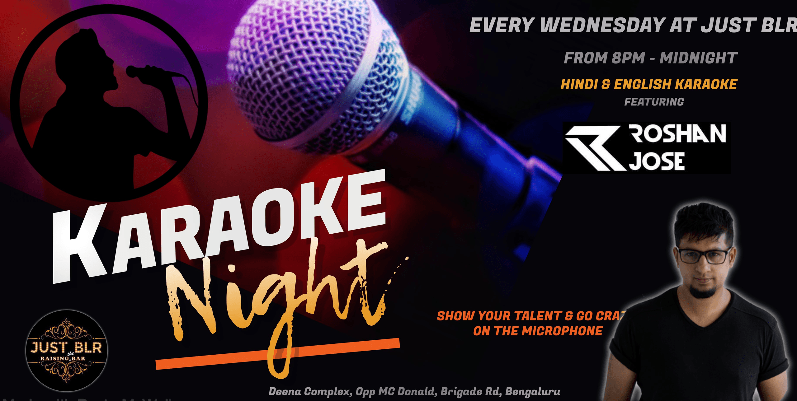 Karaoke Wednesdays At Just Blr