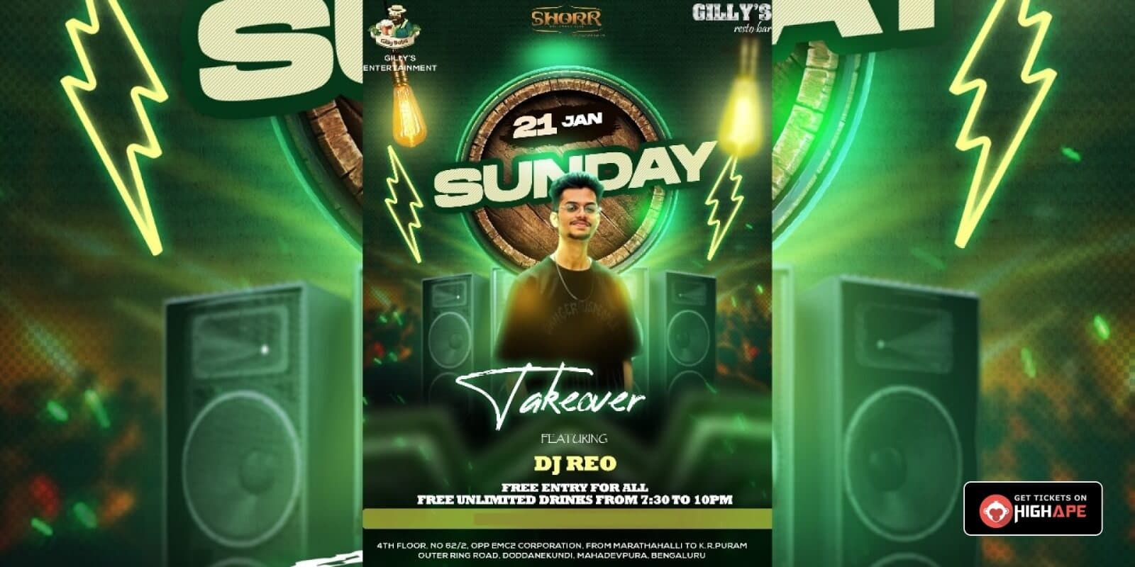 Sunday Ladies Night | Gillys Marathahalli