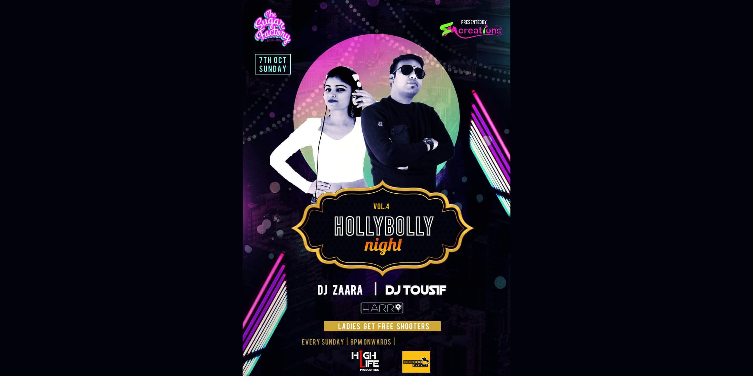 Holly - Bollywood night at Sugar Factory