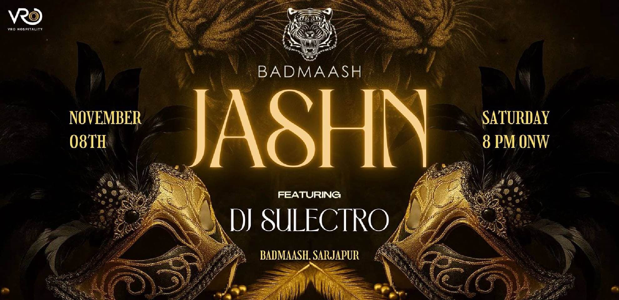 Saturday Jashn Night At Badmaash Sarjapur