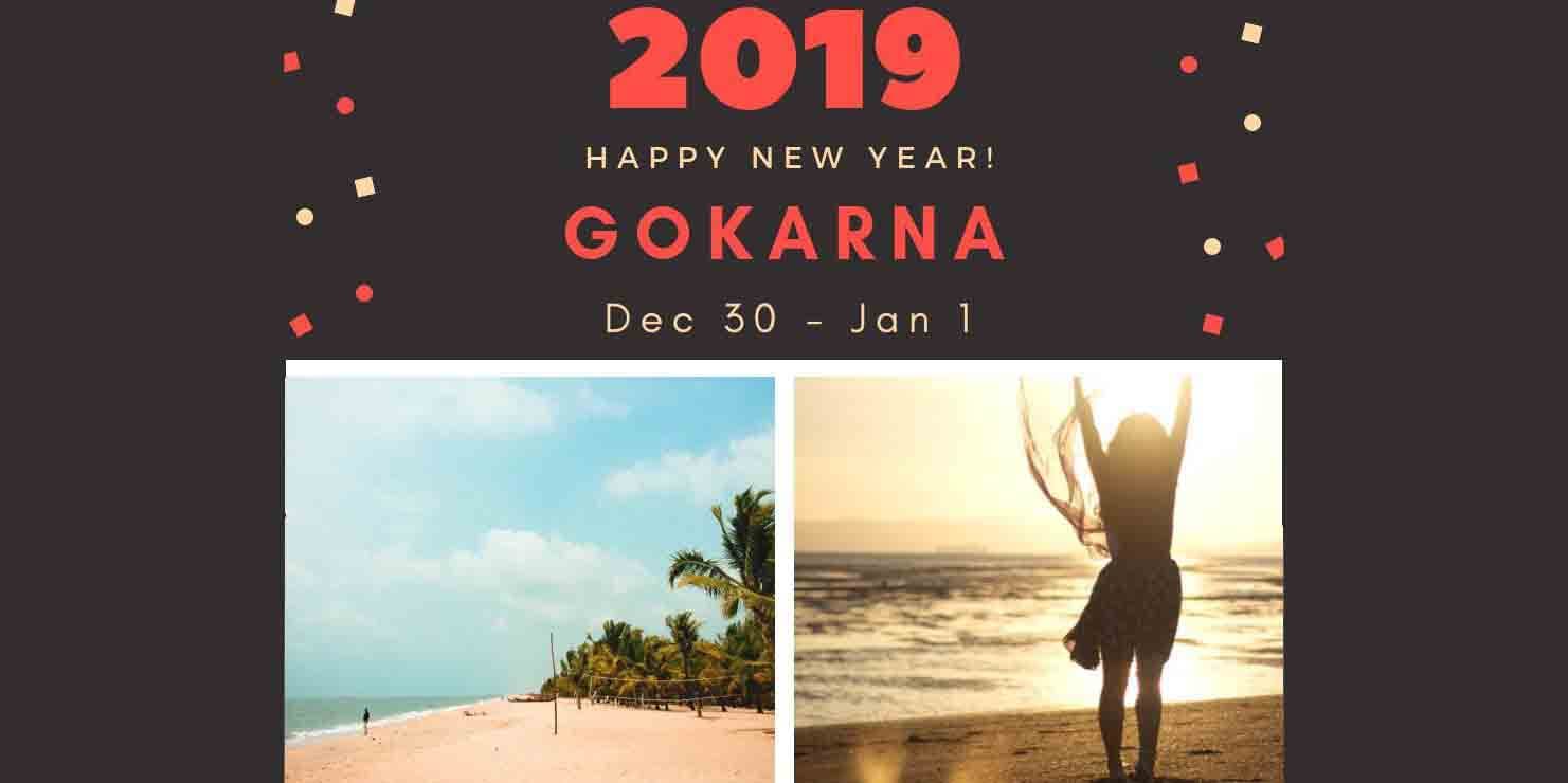 New Year 2019 - Gokarna Beach Party || Monks on Wheels