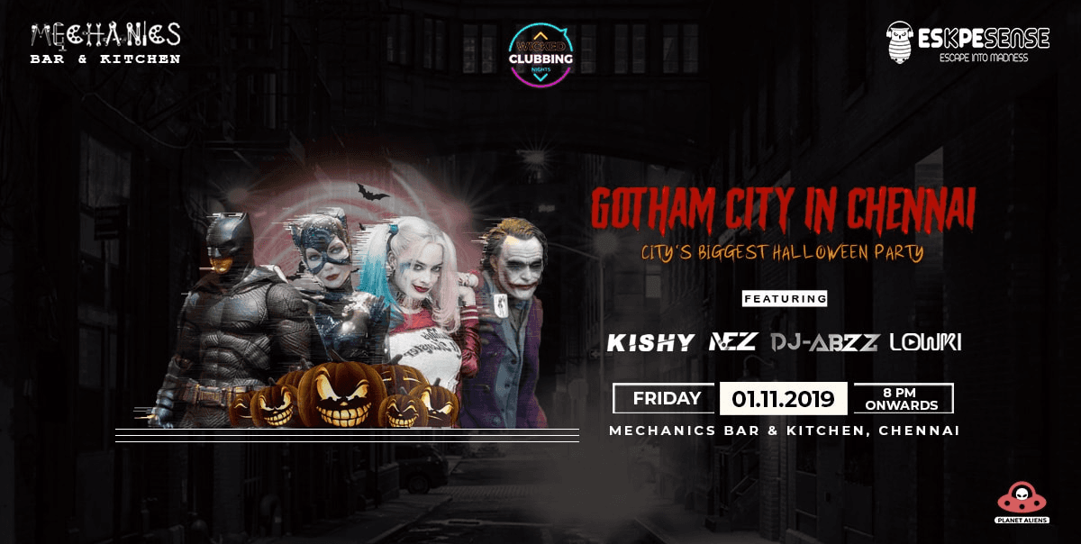 Gotham City In Chennai - Biggest Halloween Party