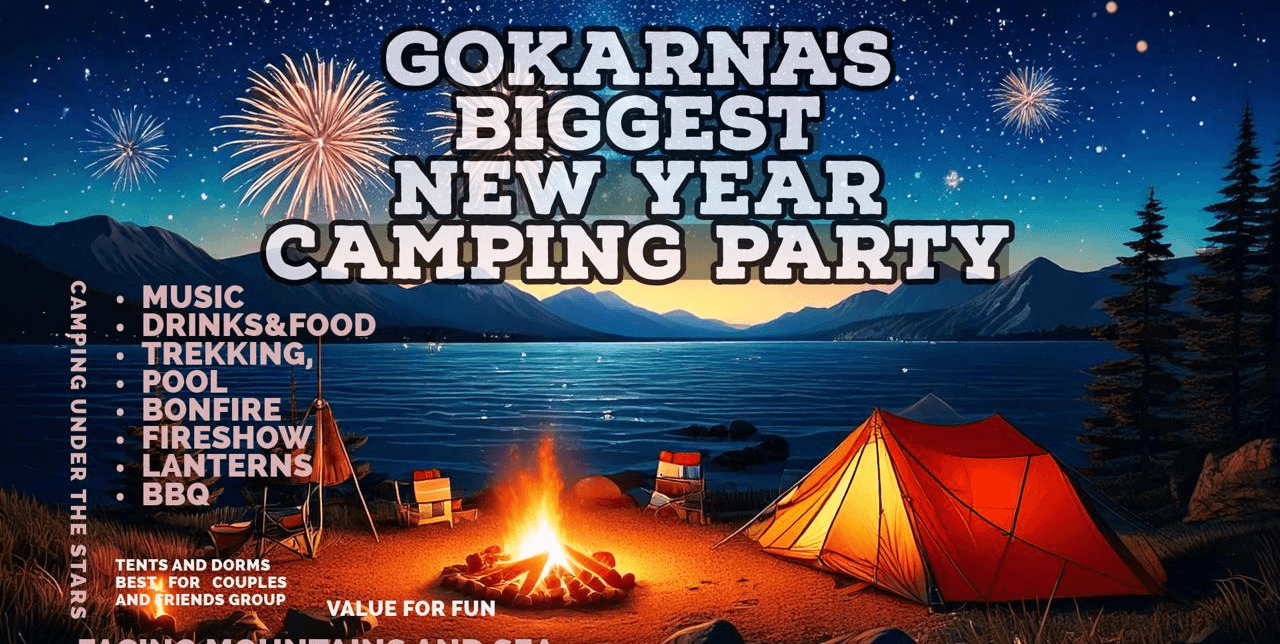 Gokarnas Biggest New Year 2025 Camping Party
